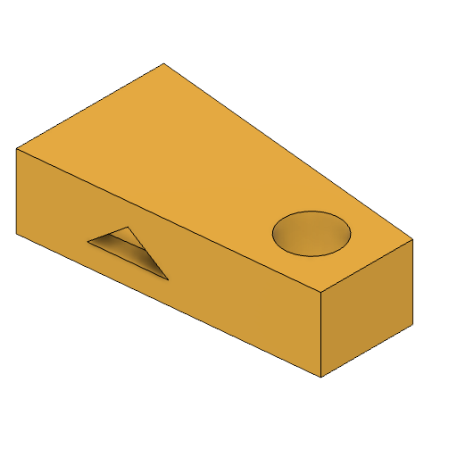 Bracket with Internal Hole – Gemini Flash