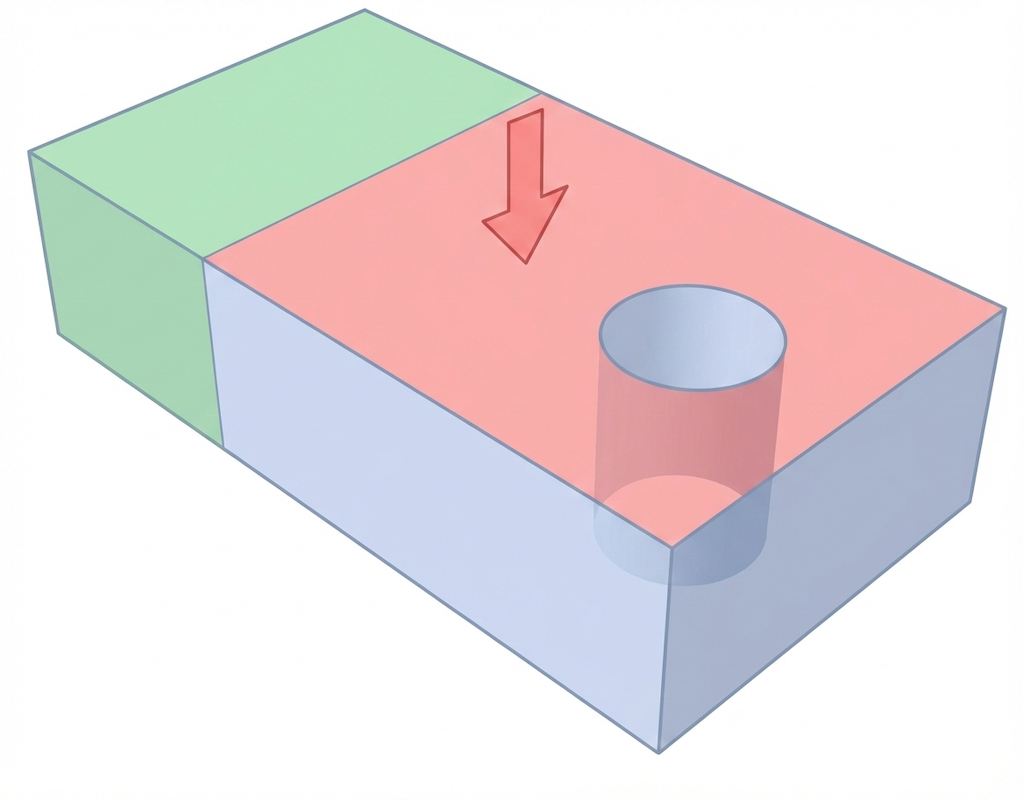 Bracket with Internal Hole – problem setup